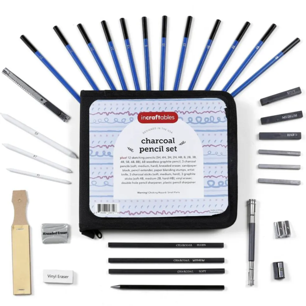 Incraftables Drawing Pencils for Sketching & Shading for DIY Projects, Classroom Activities, Creative Gifts & Handmade Crafts. For DIY Projects. Great Gift for Creative Makers. DIY Craft Supplies