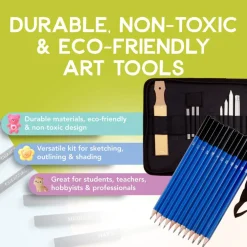 Incraftables Drawing Pencils for Sketching & Shading for DIY Projects, Classroom Activities, Creative Gifts & Handmade Crafts. For DIY Projects. Great Gift for Creative Makers. DIY Craft Supplies