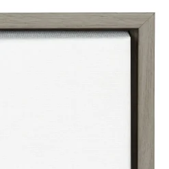 Indigo Sky I by Isabelle Z 22-in. W x 22-in. H. Canvas Wall Art Print Framed in Grey