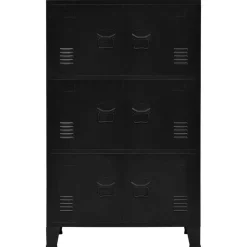 Industrial Storage Steel Chest - Black