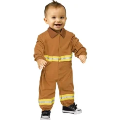 Infant Toddler Fireman Firefighter Costume
