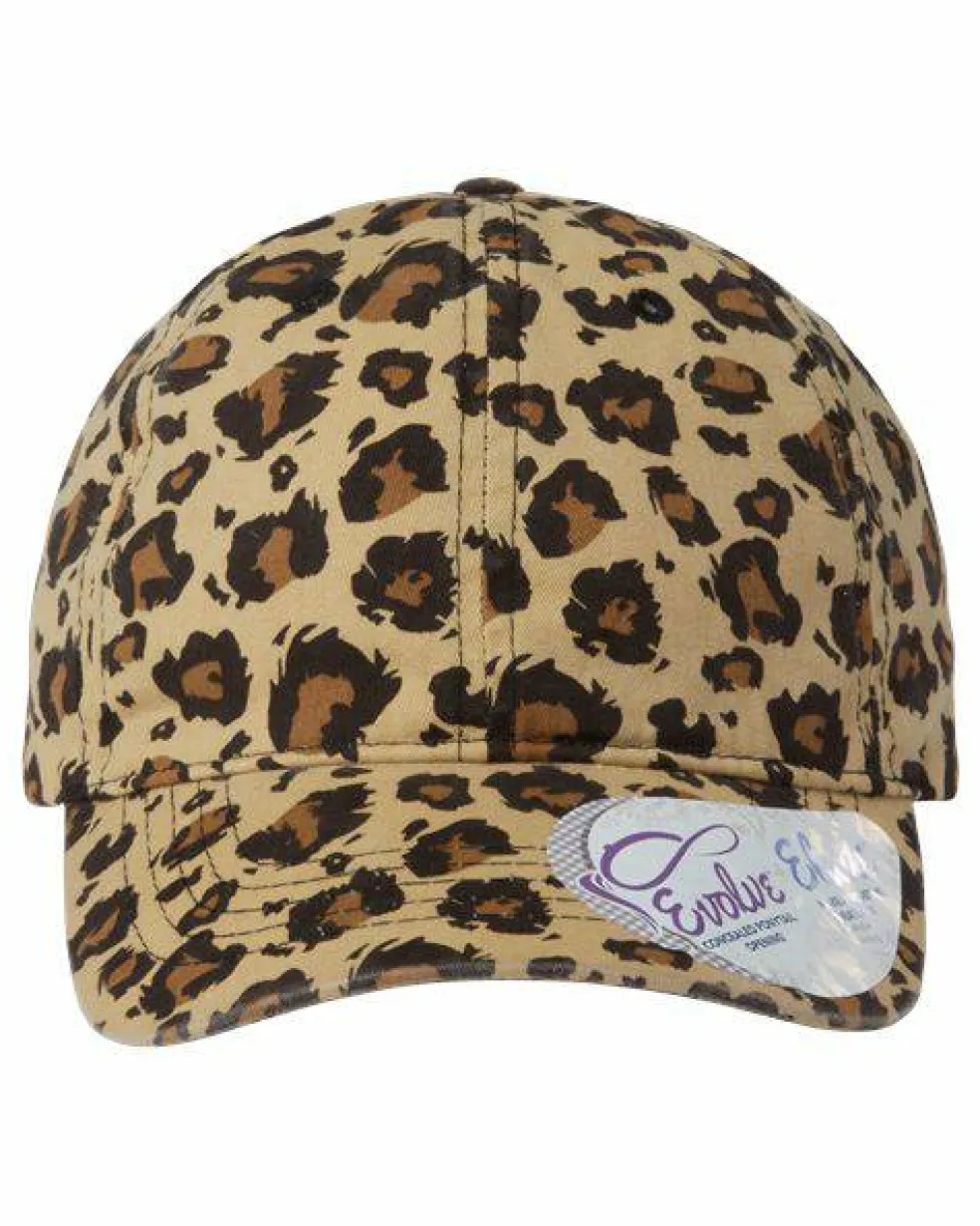 Infinity Her Womens Garment Washed Fashion Print Cap Free Shipping