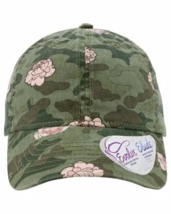 Infinity Her Womens Garment Washed Fashion Print Cap Free Shipping