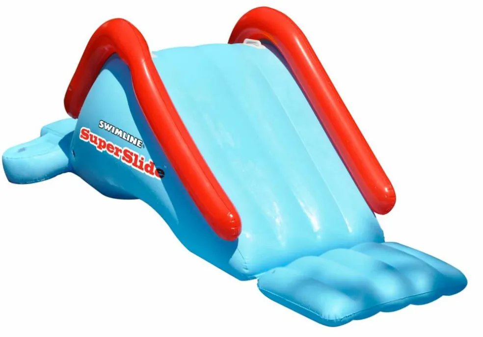 Inflatable Blue Super Swimming Pool Slide 17-Inch