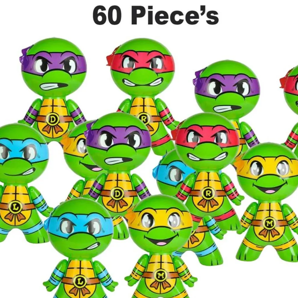 Inflatable Ninja Turtle Character Toy 24 Inch Assorted