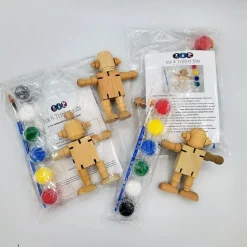 Ink and Trinket Kids DIY Robot Craft Kit, Individually Packaged Party Favor