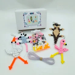 Ink and Trinket Kids Otter Bead Animals, Pony Bead Crafts