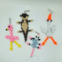 Ink and Trinket Kids Otter Bead Animals, Pony Bead Crafts