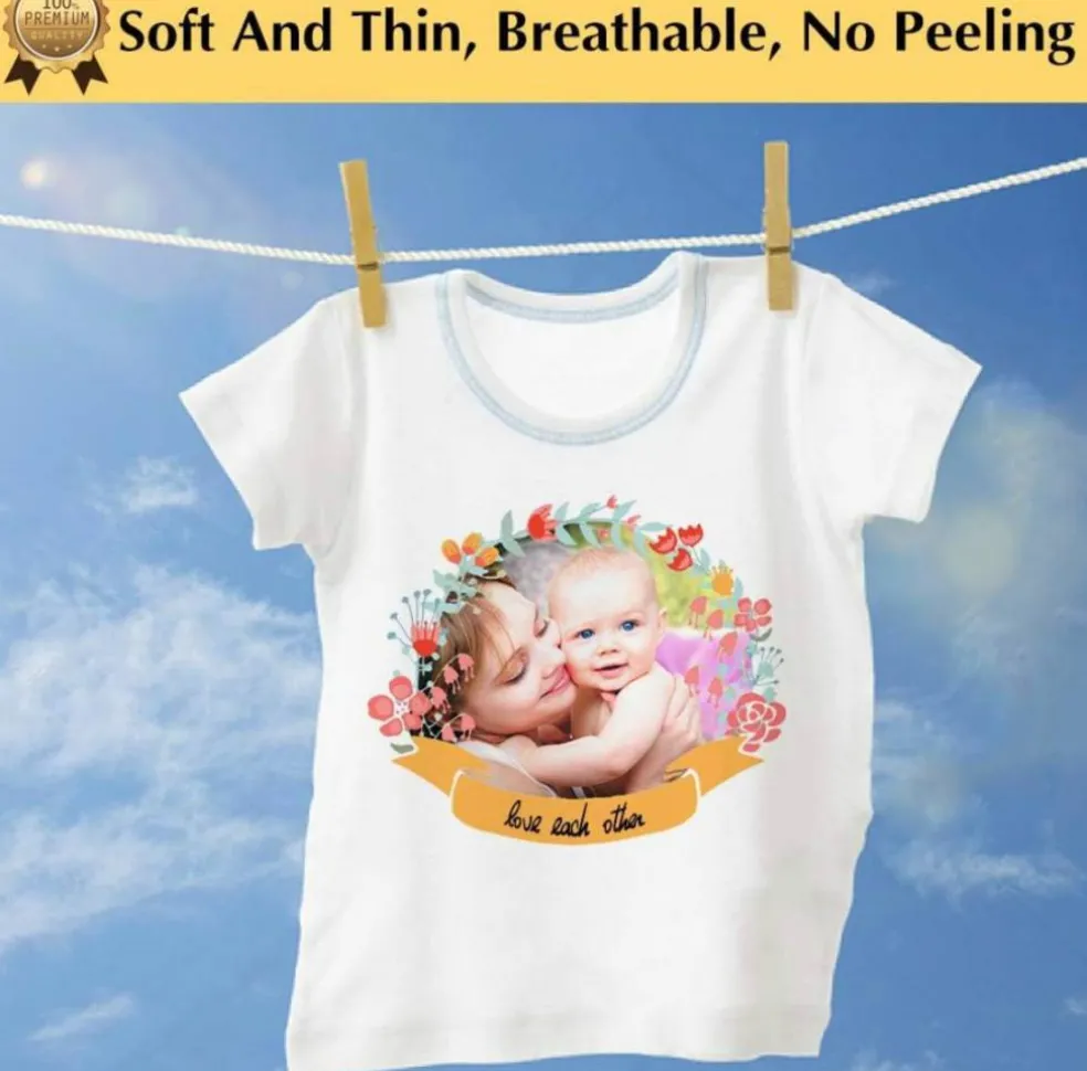 Ink Jet Transfer Paper for Light Fabris Sheets 8.5"x11"