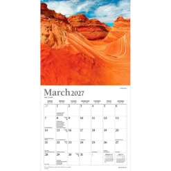 Inspiration | 2027 7 x 14 Inch (Hanging) Monthly Mini Wall Calendar | Foil Stamped Cover