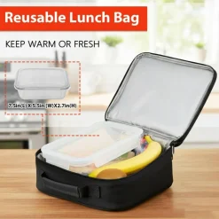 Insulated Lunch Box for Boys Girls, Game Lunch Bag for School Work Office Travel Picnic Hiking Beach, Waterproof Leakproof Portable Fits Most Bento Boxes
