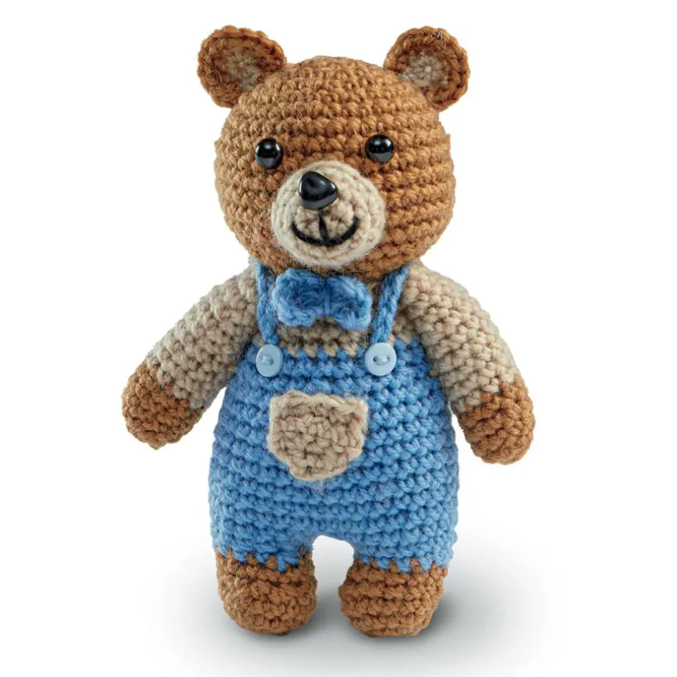 Intermediate Bear Amigurumi Crochet Kit by Loops & Threads®