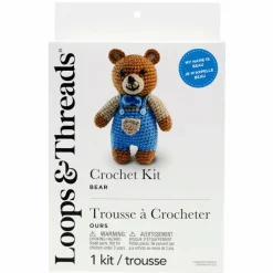 Intermediate Bear Amigurumi Crochet Kit by Loops & Threads®