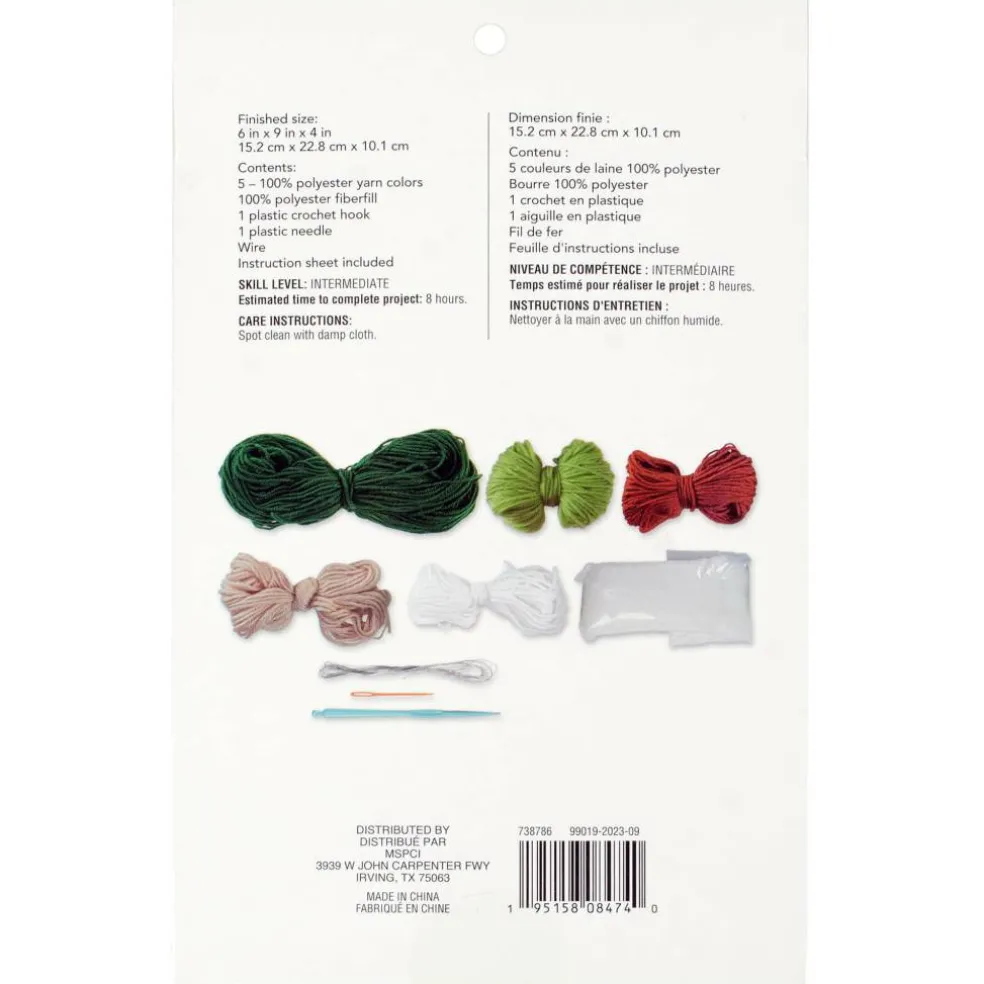 Intermediate Snake Plant Amigurumi Crochet Kit by Loops & Threads®