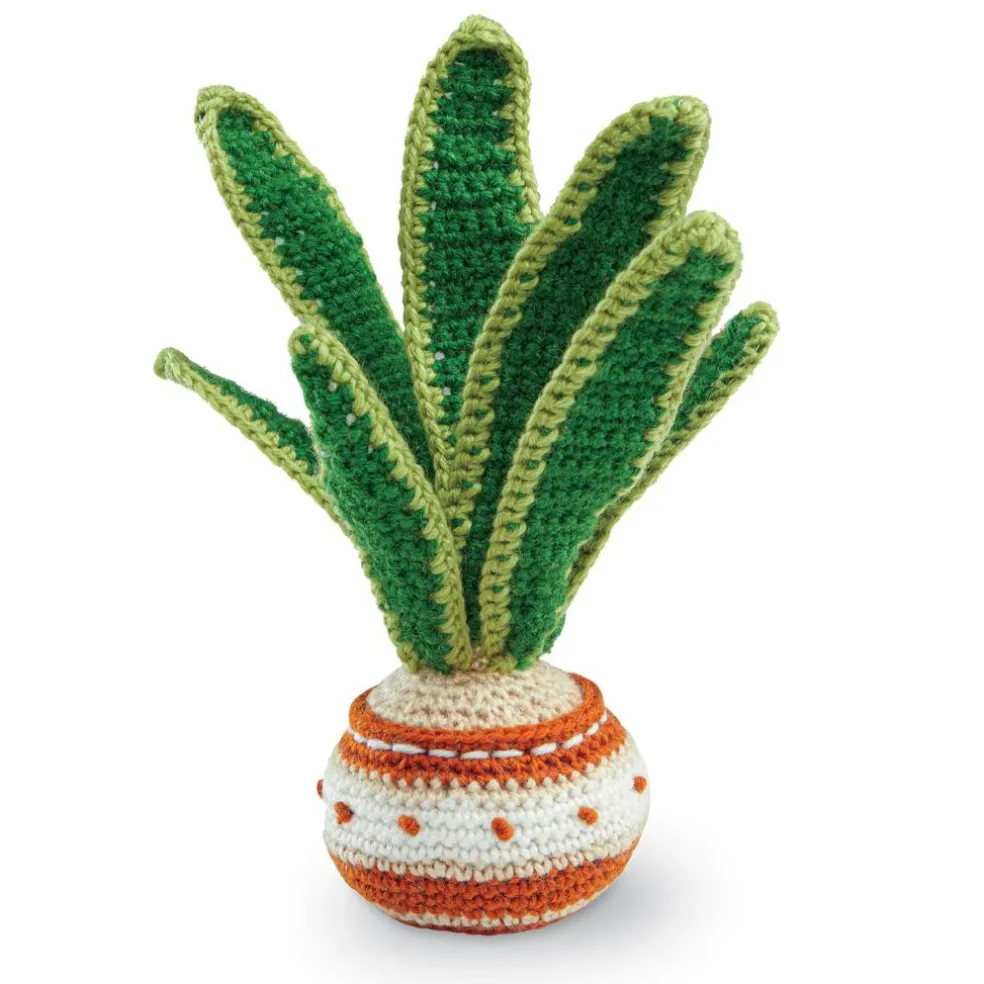 Intermediate Snake Plant Amigurumi Crochet Kit by Loops & Threads®