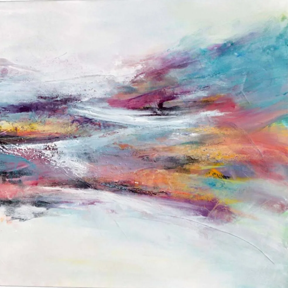 Intersecting Time by Karen Hale 24" x 24" Canvas Wall Art
