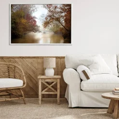 In The Mist Of Autumn Framed Giclee Art