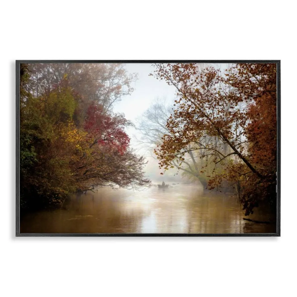 In The Mist Of Autumn Framed Giclee Art