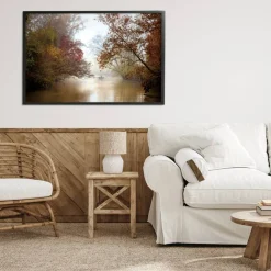 In The Mist Of Autumn Framed Giclee Art