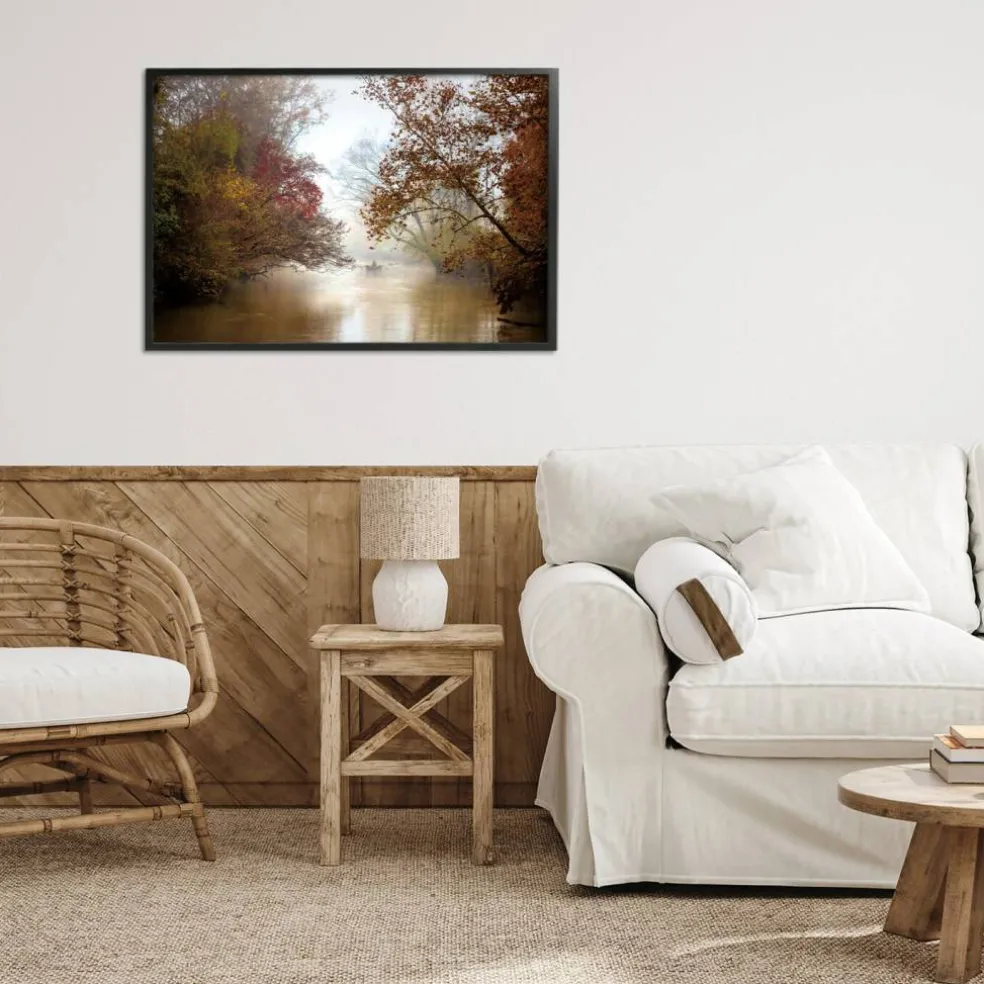 In The Mist Of Autumn Framed Giclee Art