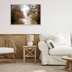 In The Mist Of Autumn Framed Giclee Art