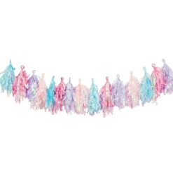 Iridescent Pastels Tassel Garland
