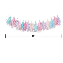 Iridescent Pastels Tassel Garland