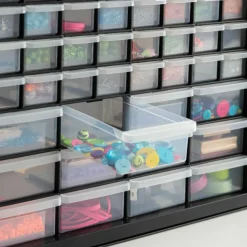 IrisĀ® Black 44-Drawer Parts Organizer