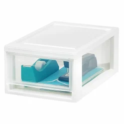 Iris® Clear Small Stacking Drawer, 4ct.