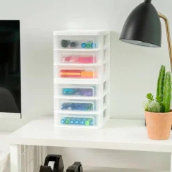 Iris® Compact Desktop 3-Drawer System, 4ct.