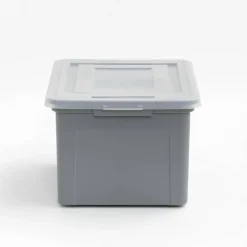 Iris® Gray Dual Purpose Letter & Legal Size File Box, 3 Pack