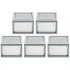 Iris® Gray Small Stacking Drawer, 5 Pack