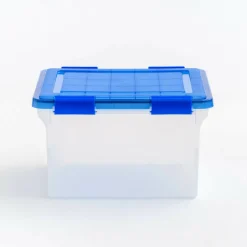Iris® Letter & Legal Size Element Resistant File Box, 3 Pack