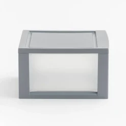 IrisĀ® 13qt. Gray Stackable Drawer, 4 Pack