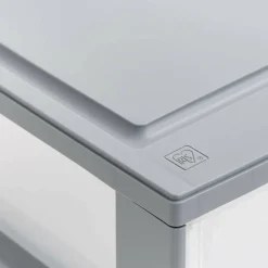 IRIS® 6qt. Gray Stackable Storage Bin with Clear Drawer