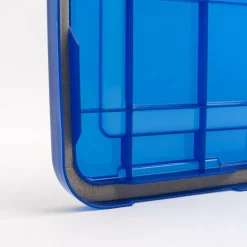IRIS 32qt. Stackable Plastic Legal File Storage Box for Letter