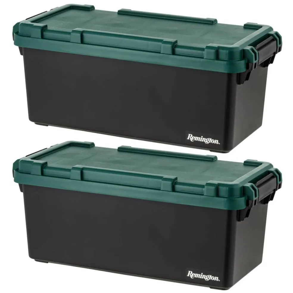 Iris® Remington 60 Qt. Black, Heavy Duty Trailbox, 2 Ct