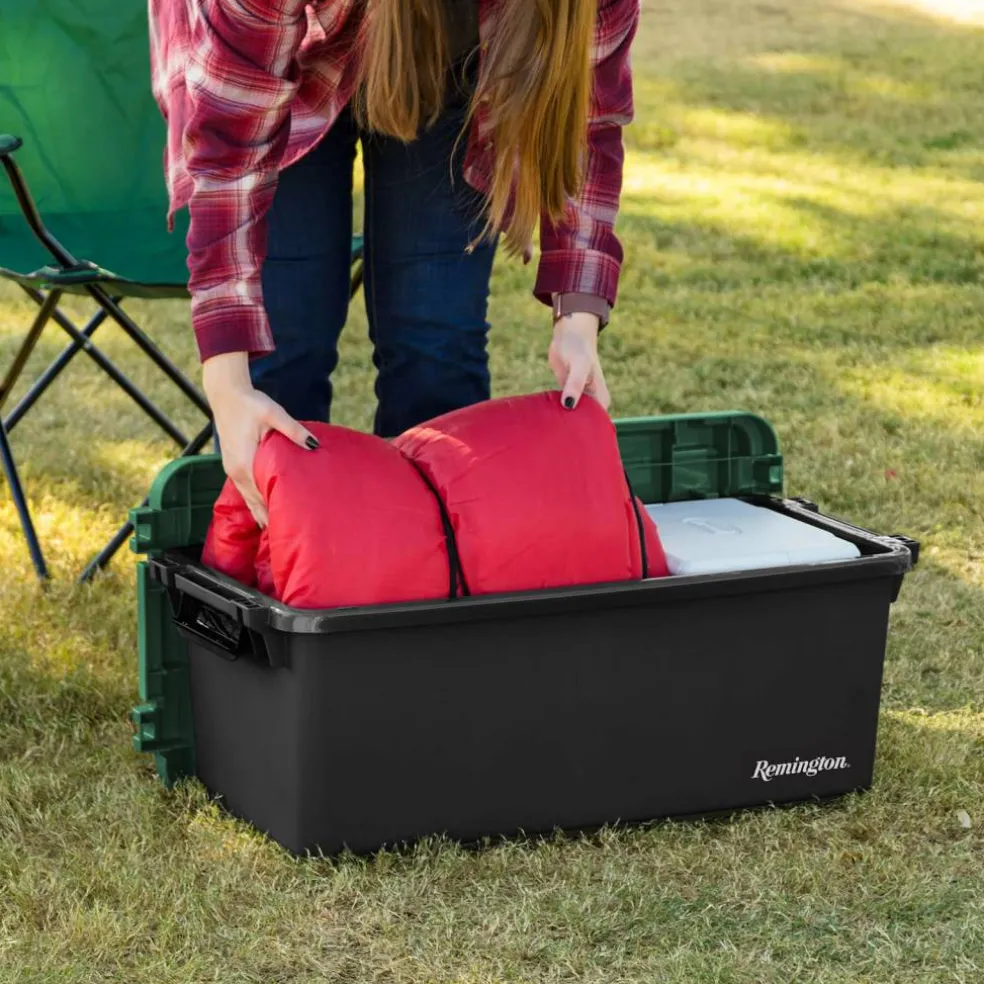 Iris® Remington 60 Qt. Black, Heavy Duty Trailbox, 2 Ct