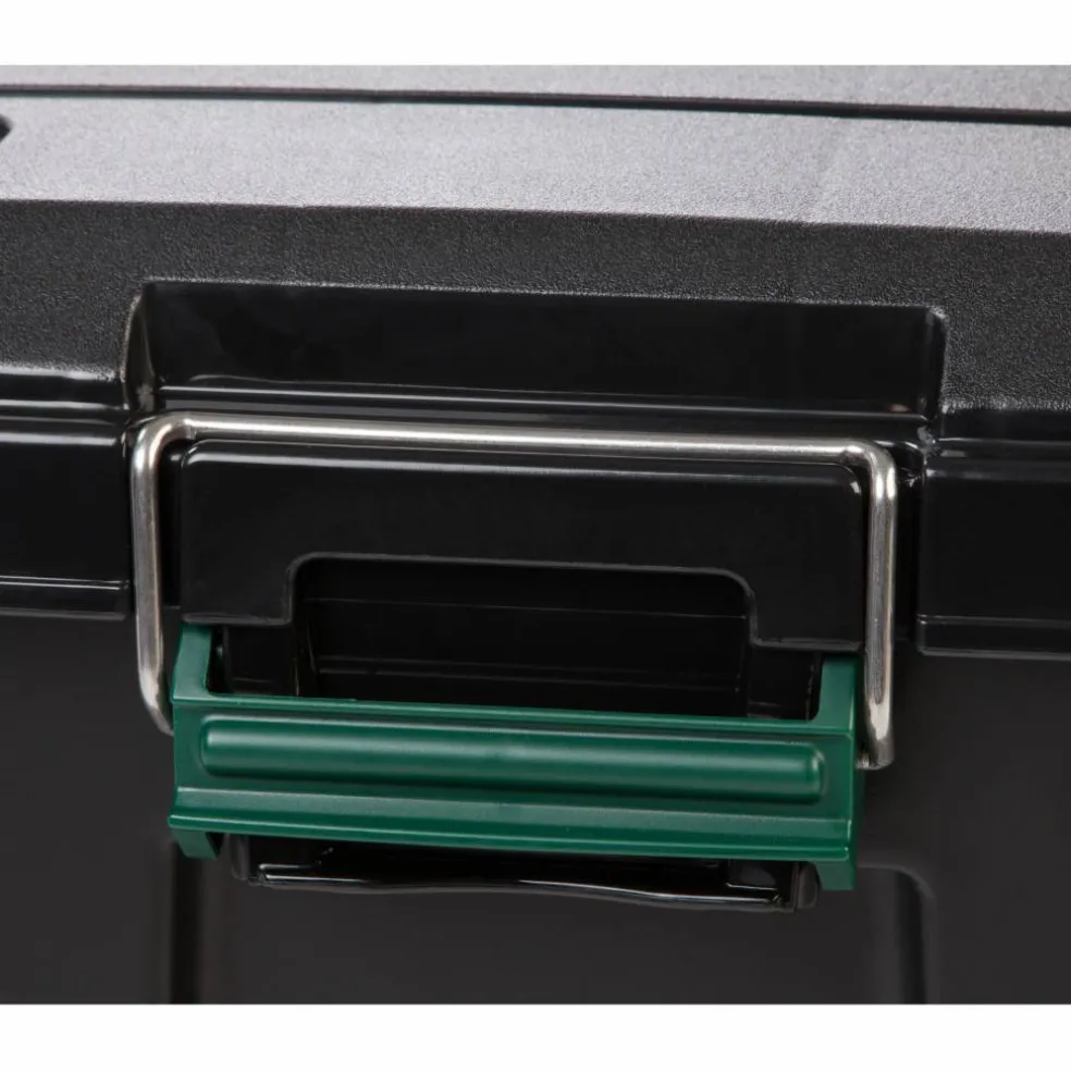 IRIS® Remington® 82qt. Black Store-It-All Utility Totes with Buckle Lids, 4ct.