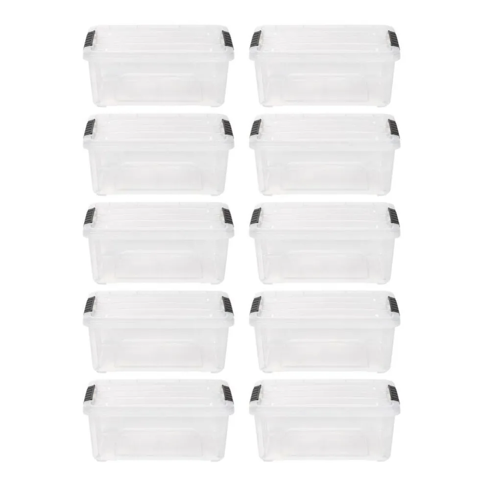 IRIS Stack & Pull™ Plastic Storage Boxes