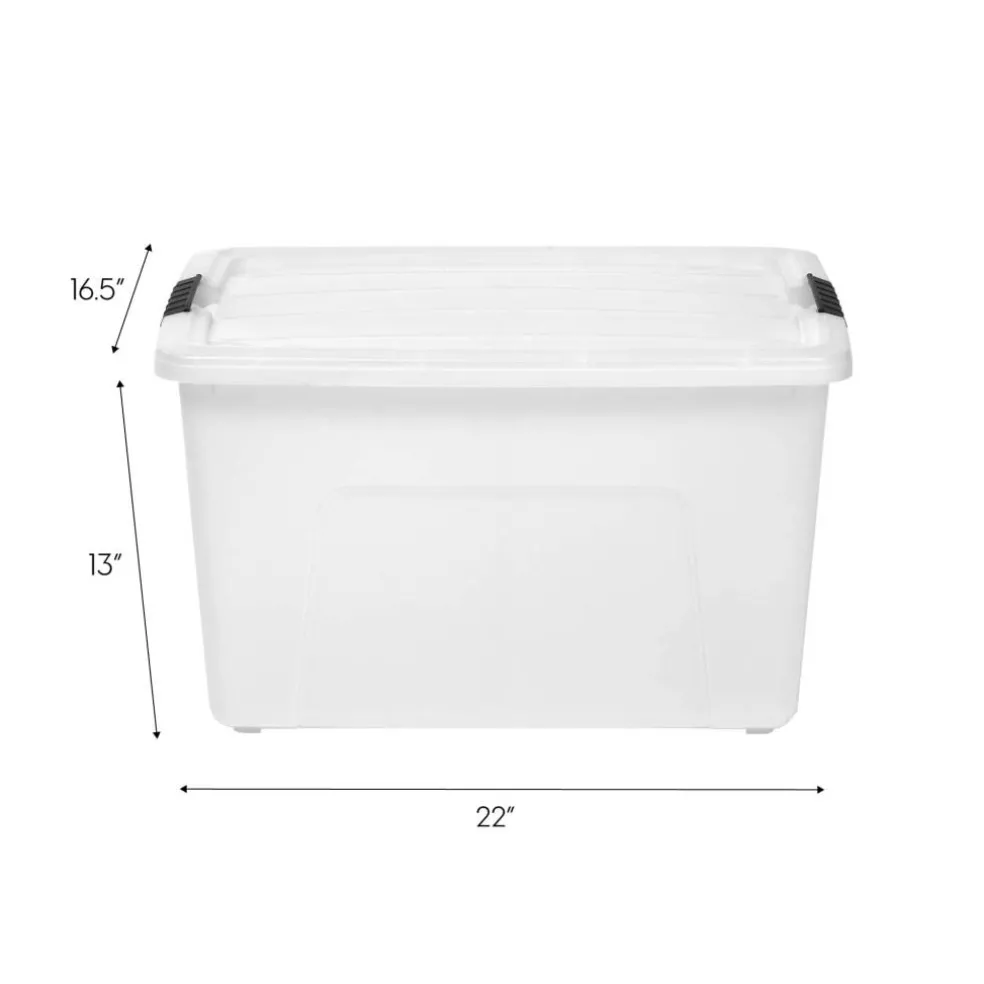 IRIS Stack & Pull™ Plastic Storage Boxes