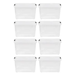 IRIS Stack & Pull™ Plastic Storage Boxes