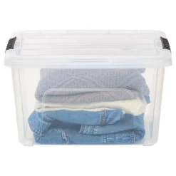 IRIS Stack & Pull™ Plastic Storage Boxes