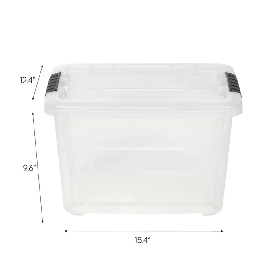 IRIS Stack & Pull™ Plastic Storage Boxes