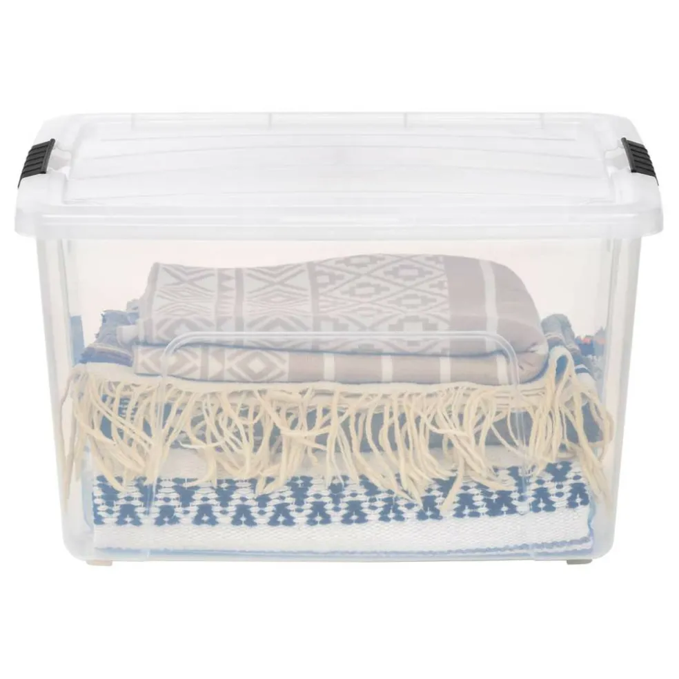IRIS Stack & Pull™ Plastic Storage Boxes