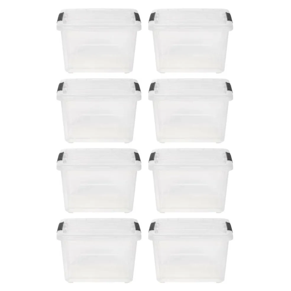 IRIS Stack & Pull™ Plastic Storage Boxes