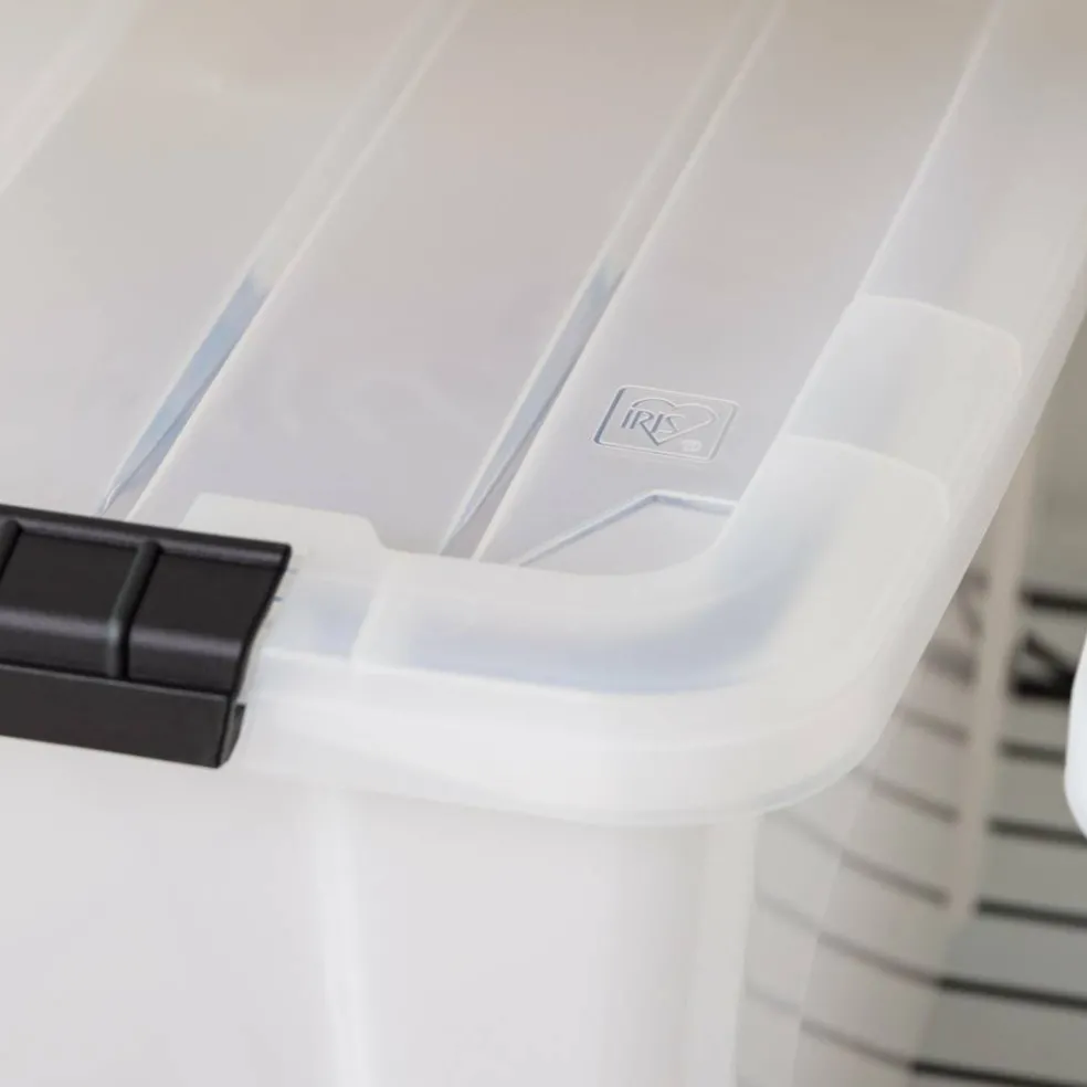 IRIS Stack & Pull™ Plastic Storage Boxes