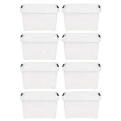 IRIS Stack & Pull™ Plastic Storage Boxes
