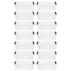 IRIS Stack & Pull™ Plastic Storage Boxes