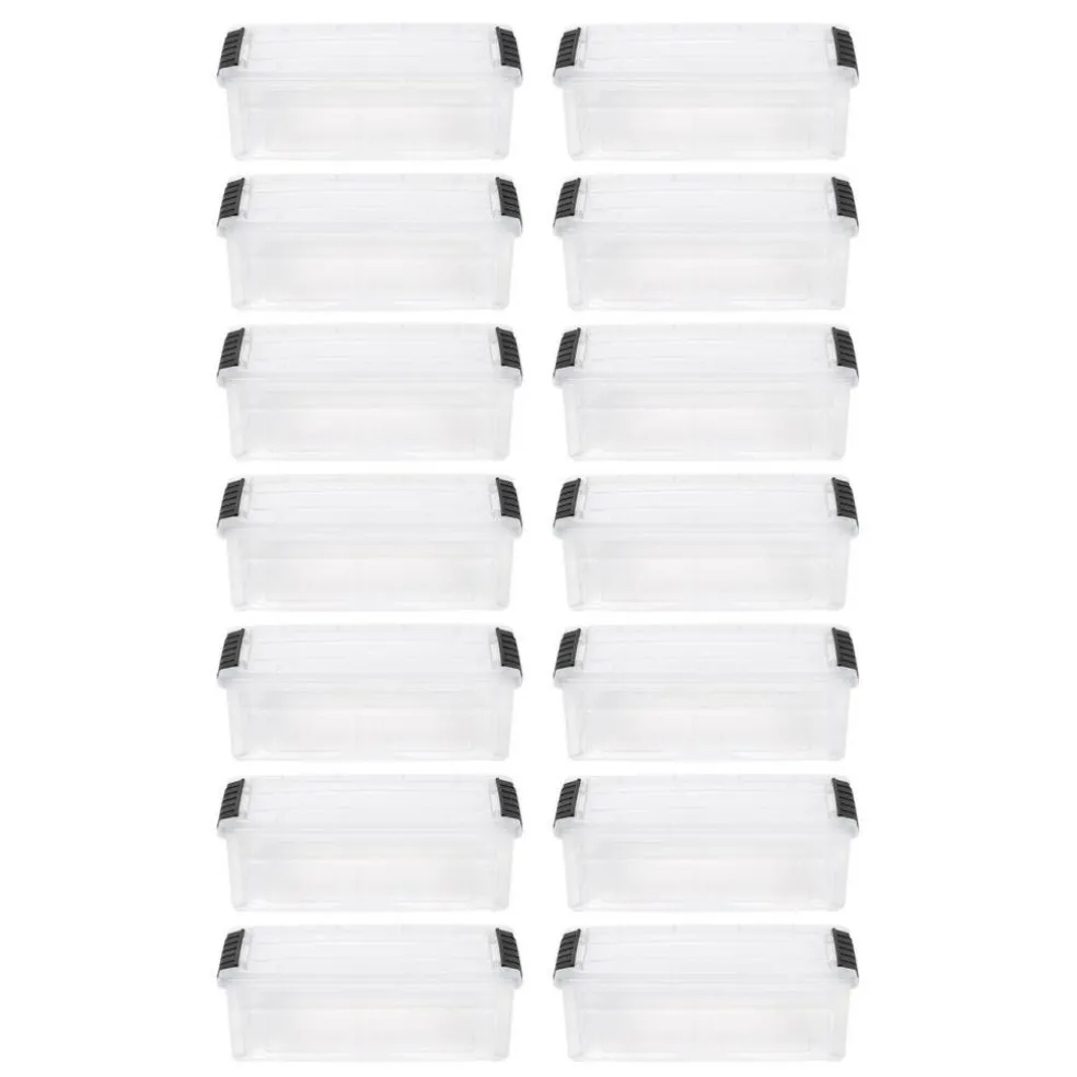 IRIS Stack & Pull™ Plastic Storage Boxes